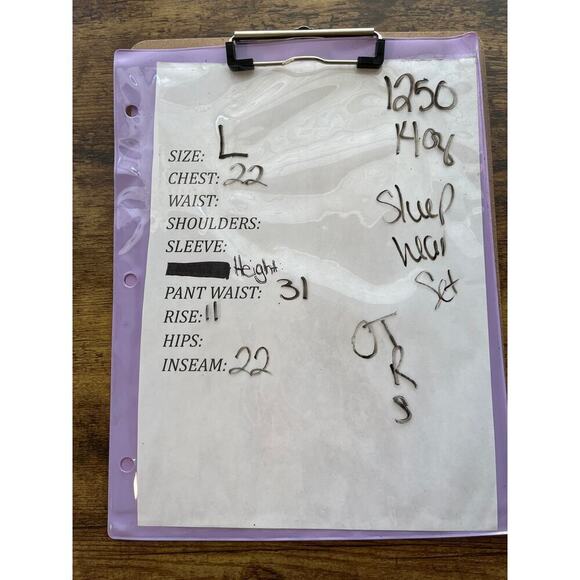 Miss Elaine Womens L White /Blue Floral Print Sleep Wear Set Cozy/Casual - Picture 7 of 8